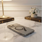 iPhone 14 Pro Max Clear Magnetic Case – Slim & Protective with Magnetic Ring
