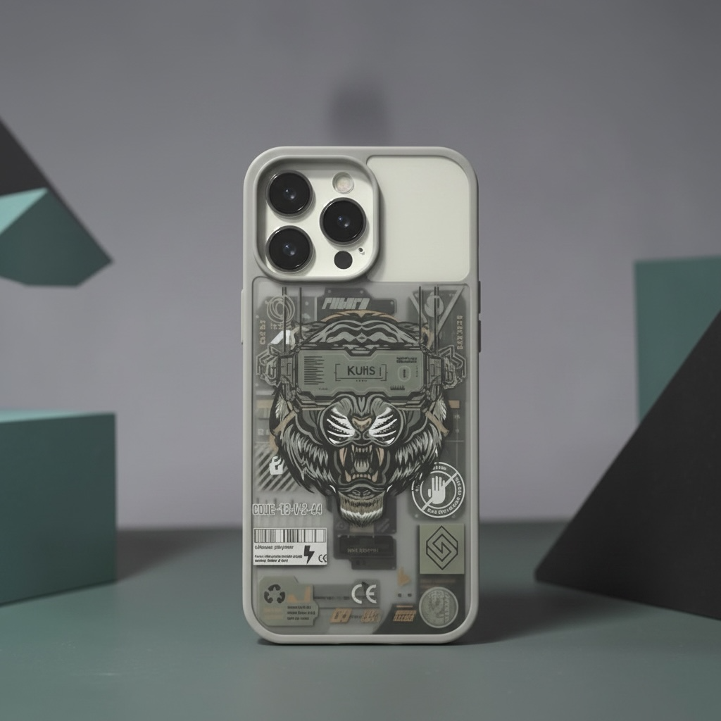 KUTIS Cyber Tiger Edition Shockproof Case for iPhone 17 pro max