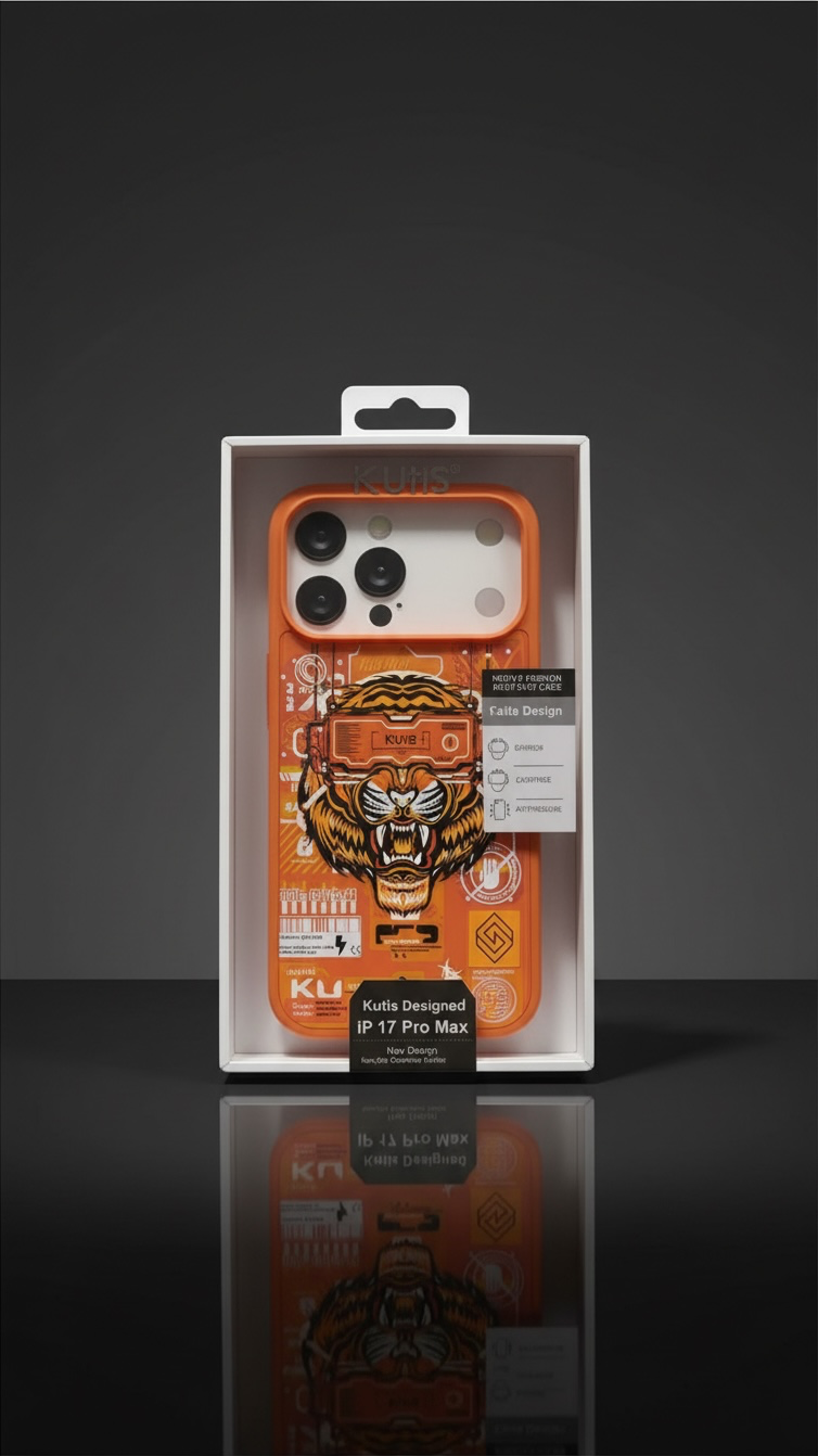 KUTIS Cyber Tiger Edition Shockproof Case for iPhone 17 pro max