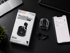 Air 31 wireless earbuds with box and phone on desk - Cazivo